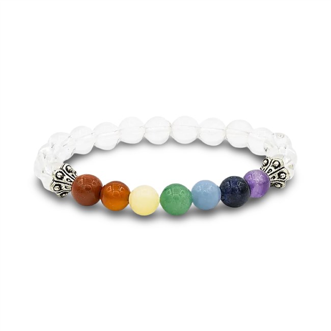 Armband chakra - Bergkristal