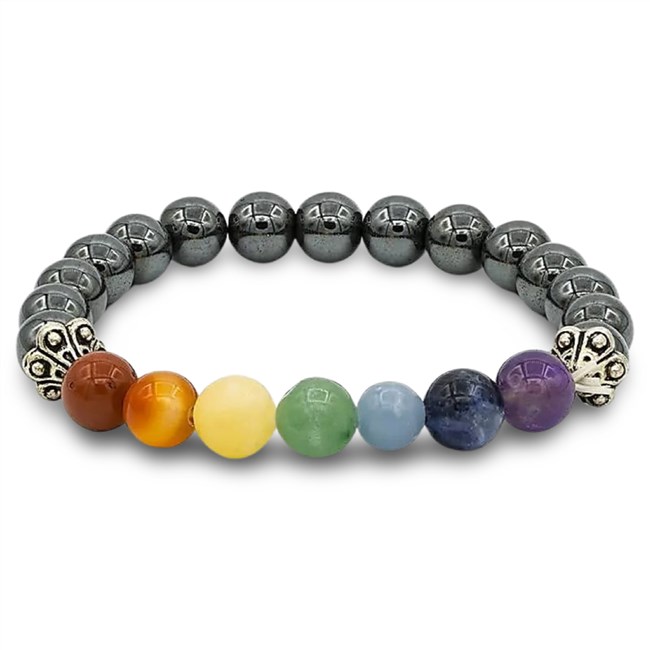 Chakra armband - Met hematiet