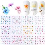 Water stickers/ water decals - 12 stuks 